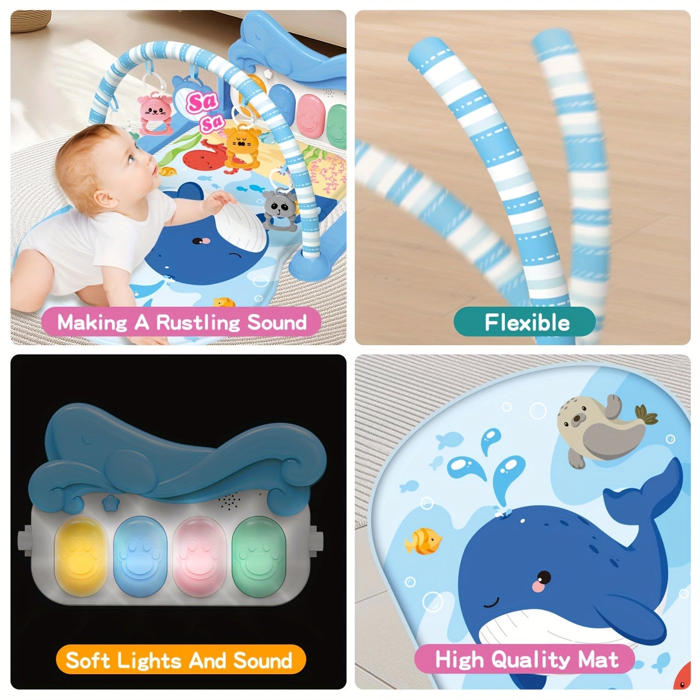 Baby Play Gym - Mat Floor Kick Piano