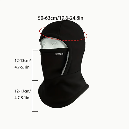 Winter Balaclava Hat with Neck Mask & Ear Protection – Windproof Face-Fit Knit Ski Mask for Men & Women, Thermal Head Cover for Cycling, Running, Skiing, Fishing & Outdoor Work (6 Colors)