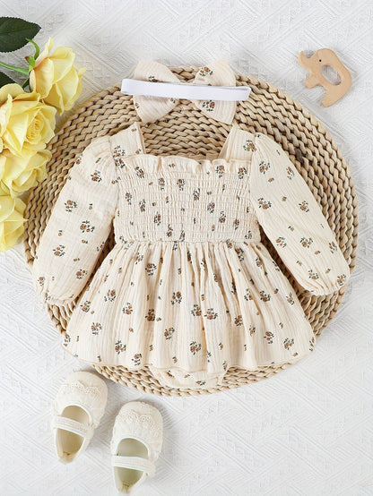 Baby Girls Outfit Set - Floral