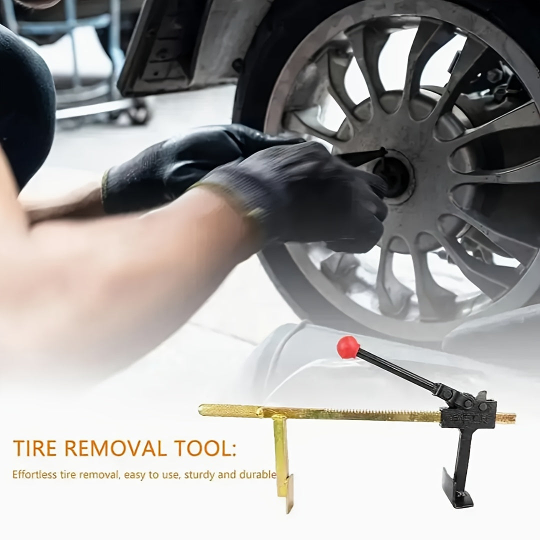 Heavy-Duty Manual Tire Changing Tool, Durable High-Strength Steel Multi-Purpose, Easy-to-Use for Tubeless Tires, Efficient Tire Removal and Installation, 1 pc