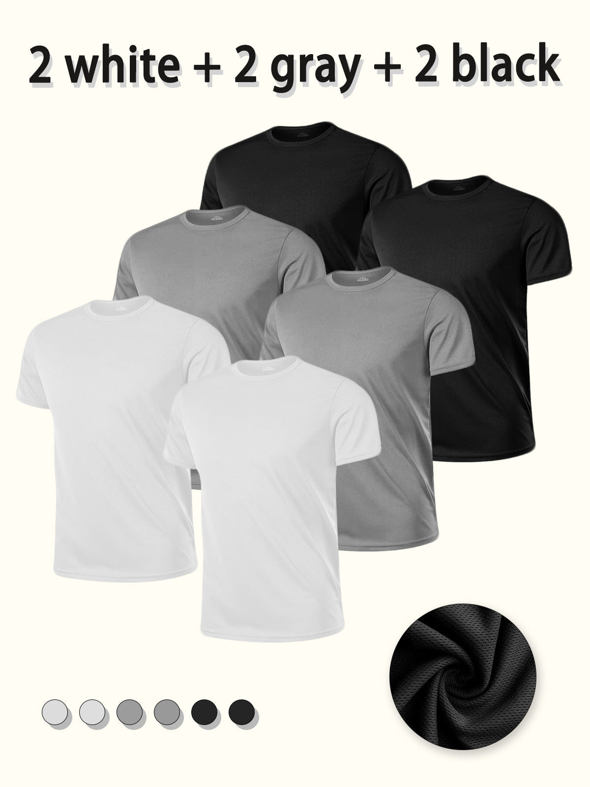 Men's Essential T-Shirt - Crew Neck Short Sleeve Everyday Style