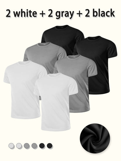 Men's Essential T-Shirt - Crew Neck Short Sleeve Everyday Style