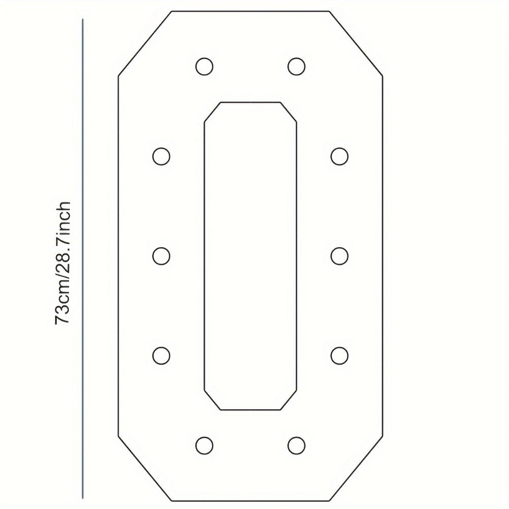 Giant LED Number Light 28.7 Inch Warm White – Illuminated Number Balloon Frame for Birthday Anniversary Graduation Party, PS Foam Board Digit Stand Photo Backdrop Decoration