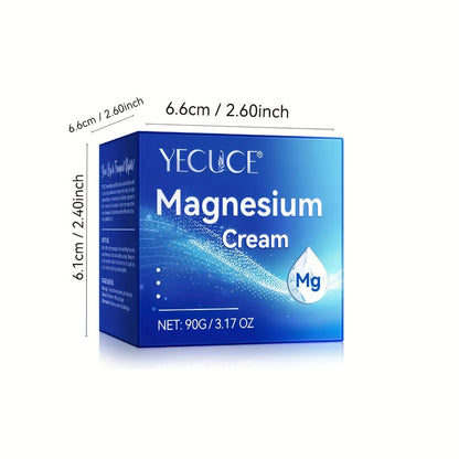 Magnesium Sleeping Cream 2-Pack 180g Each — Pure Magnesium Chloride Overnight Body Moisturizer, Alcohol-Free Dry Skin Relief Cream for Women & Men, All Skin Types