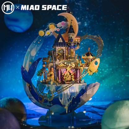 3D Metal Model Kit MU Star Playground – Handcrafted Garden Scene DIY Puzzle for Teens & Adults Ages 14+, Unique Birthday Christmas Valentine's Day Gift for Girlfriend Women Teen Girls