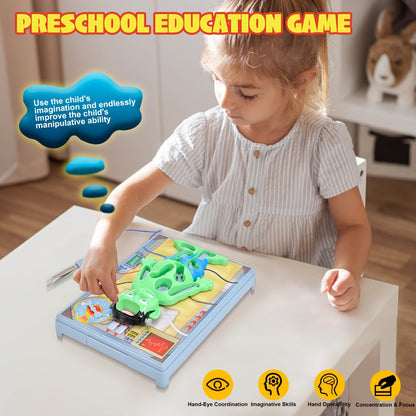 Operation Monster Board Game for Kids – Steady Hand Skill Game with Tweezers, 3D Monster Pieces, Fun Family Game Night for Ages 3+, 1-2 Players, Great Gift for Boys and Girls