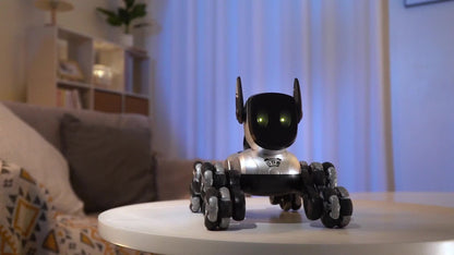 Robot Dog Toy for Kids – RC Smart Interactive Electronic Pet with Remote Control, Music & Action Show, Stunt Moves, Rechargeable STEM Gift for Boys & Girls Ages 3 4 5 6 8, Birthday Christmas Halloween
