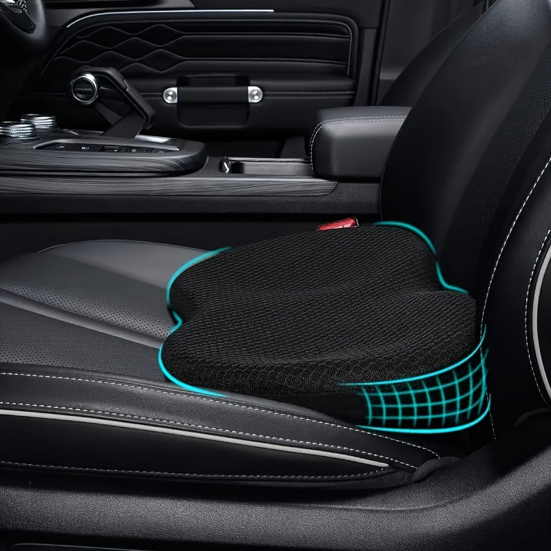 1 Cervical Vertebra Protector, Car Seat Cushion, Home Seat Cushion, Seat Cushion, Memory Sponge Car Seat Cushion, Driving Car Seat Cushion