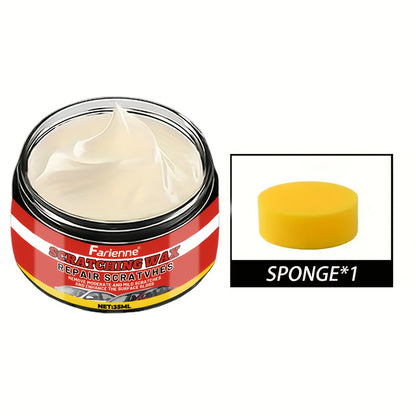 Car Scratch Remover & Swirl Remover – Nano Shine Polish Paste Kit with Sponge, Automotive Paint Scratch Repair for All Paint Colors, Vehicle Surface Restoration