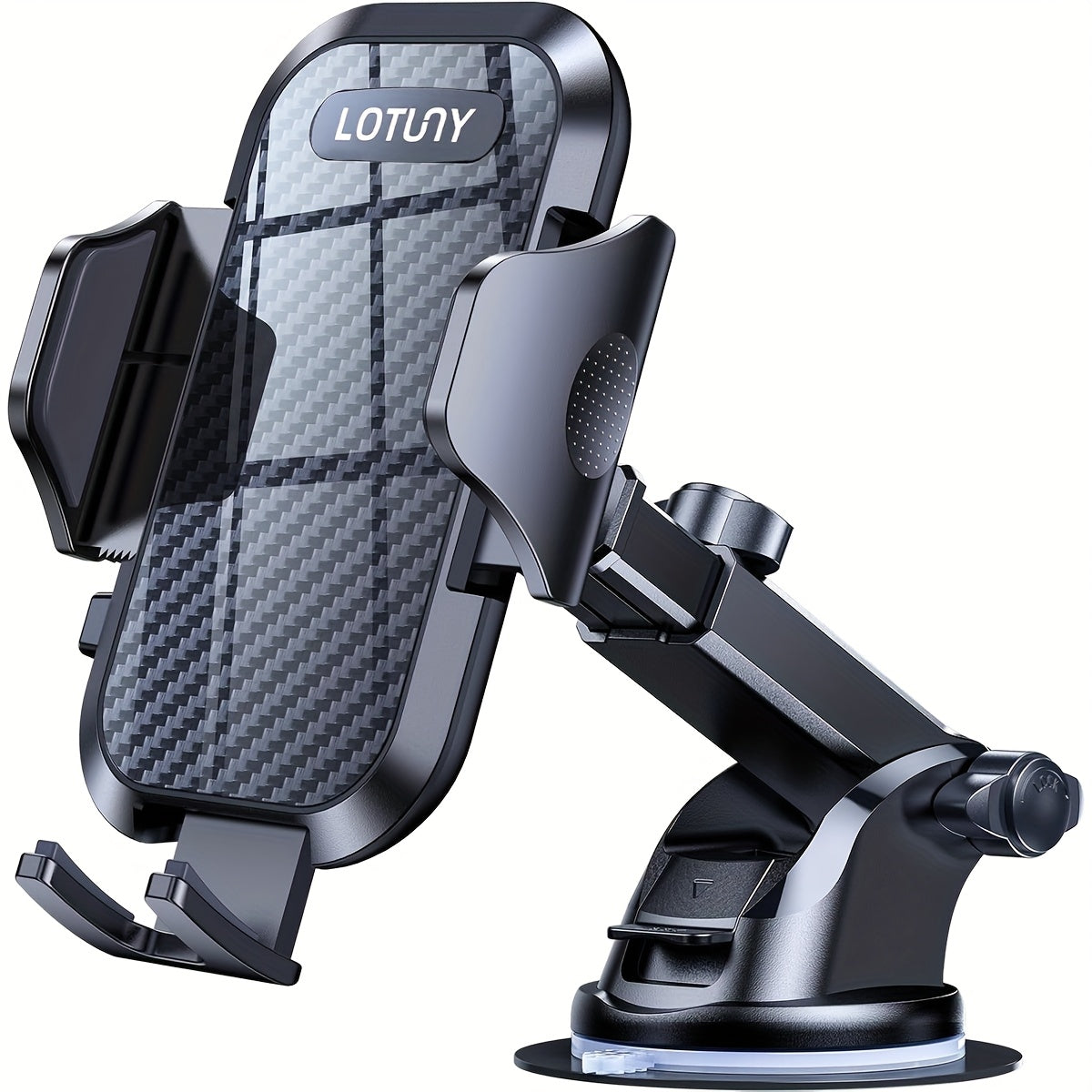 LOTUNY Car Phone Holder, Universal Hands-Free Phone Holders for Your Car, 3-In-1 Phone Mount for Car Air Vent Compatible with Iphone Samsung Google And All 4" to 7.2" Phones