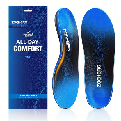 Arch Support Insoles for Men & Women – Heavy Duty Shoe Inserts for Flat Feet, Shock Absorption, Plantar Fasciitis Relief, Work Boots, Hiking & Standing All Day