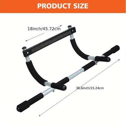 Doorway Pull-Up Bar – Multi-Grip Chin-Up Bar for Indoor Home Gym, No Screws Required, Upper Body Strength Trainer for Pull-Ups, Chin-Ups & Hanging Exercises | Portable Fitness Bar for Door Frame