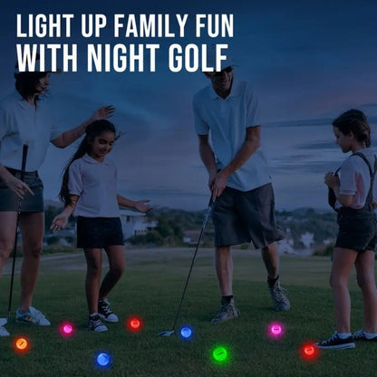 LED Golf Balls Glow in the Dark – Ultra-Bright 3-LED Night Golf Balls with 8-Min Reset Timer & Mesh Bag, 3 or 6 Pack | Best Night Golf Gift for Men Women Teens Beginners