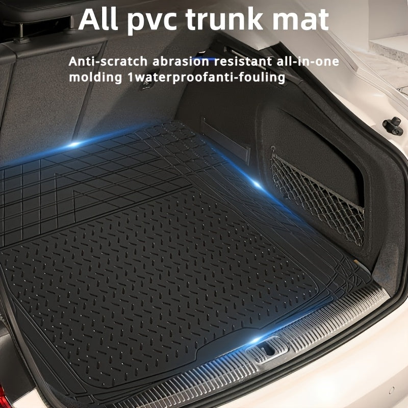 One Car Cargo Mat And Trunk Mat - a Universal Accessory, Ideal for All-Weather Use in SUV Rear Cargo Areas - SUV Trunk Mat And Cargo Mat