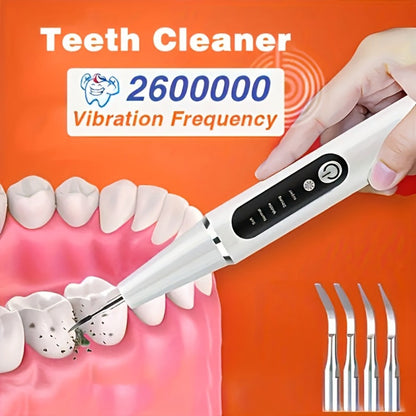 Electric Toothbrush Kit with LED Light & 5-Mode Adjustment – 3 Brush Head Accessories, Deep Cleaning Oral Care Set for Home Use, Great Gift for Mother's Day, Father's Day & Birthdays