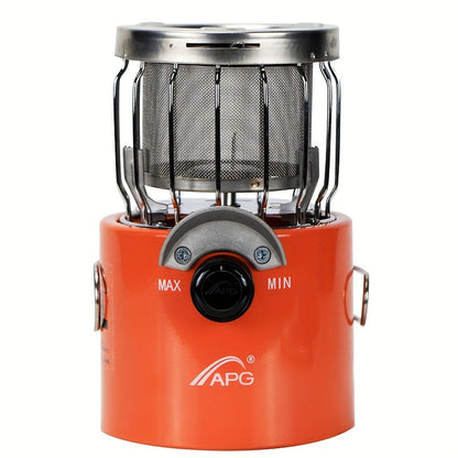 Portable Propane Radiant Heater 9000 BTU – Silent Outdoor Gas Heater with Regulator for Camping, Ice Fishing, Hunting & Emergency Use, Compact 6.15x5.35x5.35" Hand Warmer Stove, Great Gift Idea