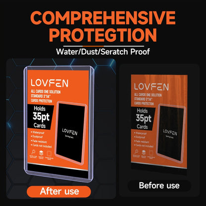 1000 Count Top Loaders for Trading Cards 3x4 – Rigid Hard Plastic Card Holders Bulk Pack for Standard Size Baseball Basketball Football Pokemon MTG Yu-Gi-Oh Cards, Mega Value Collector Supply Set
