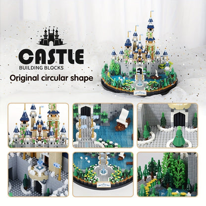 3600PCS Princess Castle Building Blocks Fairytale Palace STEM Micro Brick Architecture Kit for Girls Ages 8+ – Creative Birthday Christmas Valentine's Day Gift, Home Room Decor Display Piece