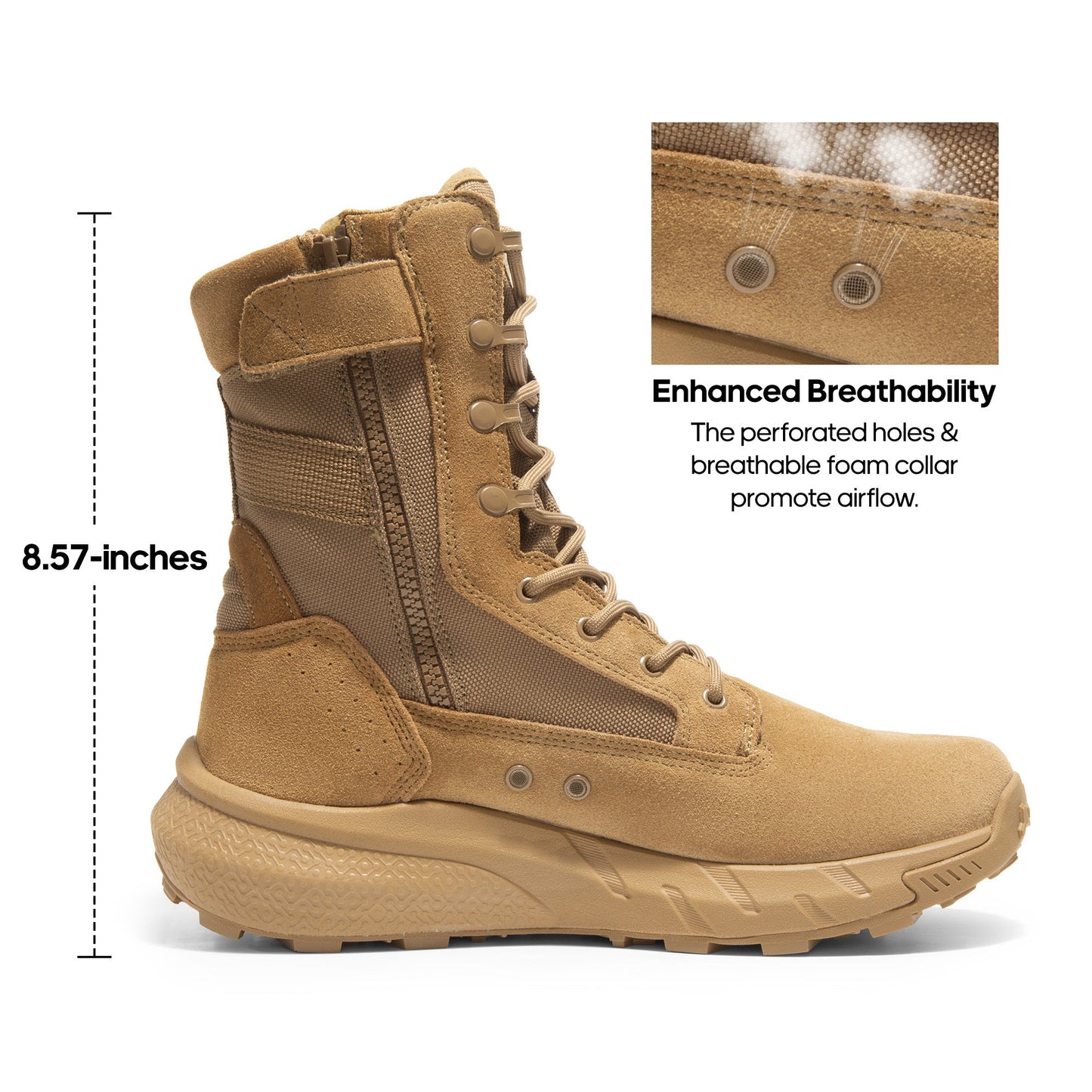Men's Boots - Breathable Mesh Lightweight for Outdoor & Travel 300581