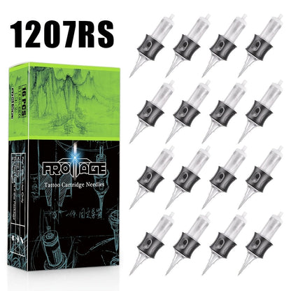 Tattoo Needle Cartridge Set 26 Sizes Integrated High Transparency Tips Round Liner Shader Curved Magnum M1 RL RS CM Disposable for Professional Artists & Beginners