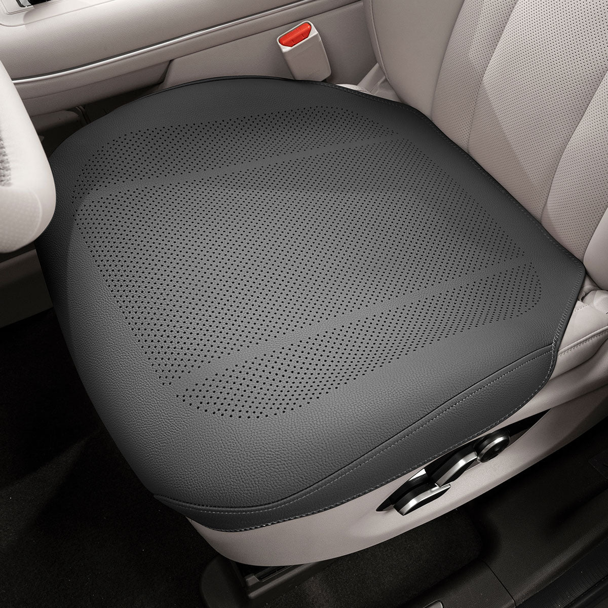 Luxury Car Seat Cushion, Full Surround Seat Cover, Nappa Leather Car Seat Pad, Front Seat Cushion Rear Seat Cushion, Car Interior Seat Pad, Non-Slip, Breathable, All-Season Universal, Car Seat Cover