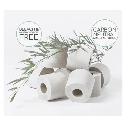 Bamboo Toilet Paper 24 Rolls 3-Ply 300 Sheets Per Roll Tree-Free Hypoallergenic Septic Safe Flushable Soft Strong Fragrance-Free BPA-Free Eco-Friendly Bathroom Tissue RV Travel Home Use