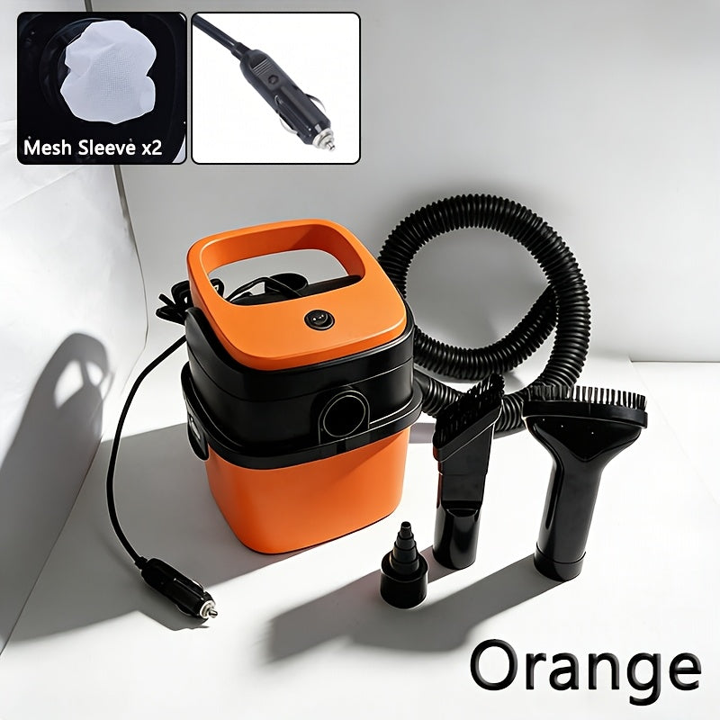 Vehicle Mounted Suction And Blowing Double Use Bucket Vacuum Cleaner Car Portable Multi Function Tool Cylinder Style Large Capacity Vacuum Cleaner Automobile Interior Cleaning Tool