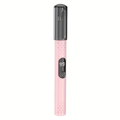 Nose Hair Trimmer Electric – USB Rechargeable Stainless Steel Unisex Trimmer for Nose, Ear & Eyebrow Hair, No-Pull Painless Cutting, Portable Stylish Design for Men & Women