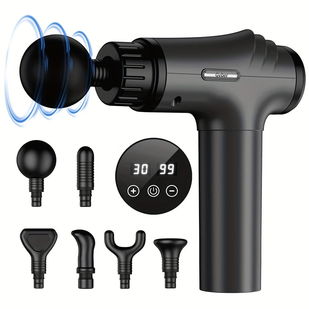 Massage Gun Deep Tissue – Handheld Electric Muscle Massage Gun for Full Body, Back, Neck & Arm Relief, Percussion Massager for Sports & Fitness Recovery, Gift for Men Women Parents