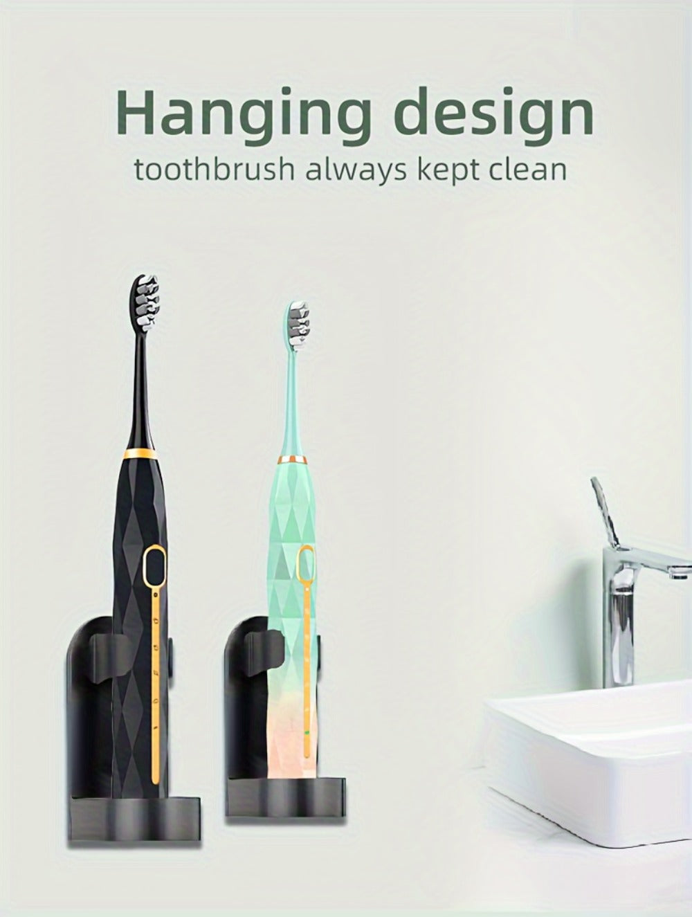 IPX8 Sonic Electric Toothbrush with 8 Replacement Brush Heads — Metal Shaft, USB Rechargeable 500mAh, Travel Case & Holder, Deep Plaque Removal for Adults Men & Women, 5 Colors