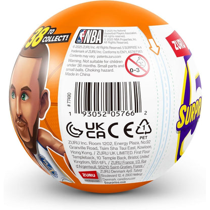 NBA Ballers Mystery Capsule Figurine Series 1 by ZURU – Surprise Unboxing Mini NBA Player Collectible Toy for Boys, Sports Fans & Collectors, Random Basketball Figure Blind Box Gift