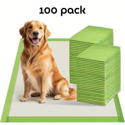 Puppy Pee Pads Jumbo Extra Large for Big Dogs - 6-Layer Heavy Duty Leakproof & Odor Control, Quick-Dry Super Absorbent Training Pads for Housebreaking, Senior Pets & Potty Training - 50 or 100 Pack