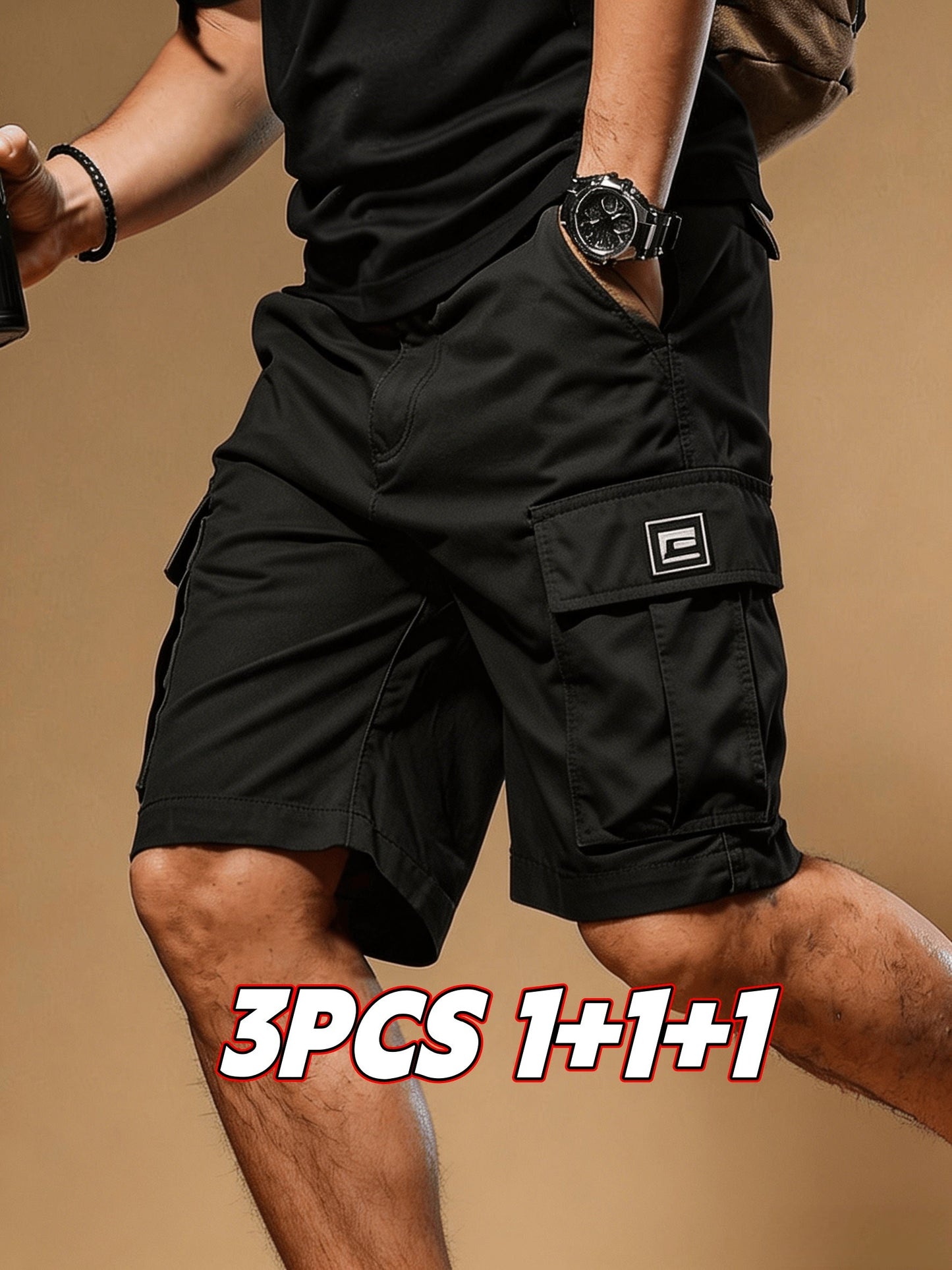 Men's Cargo Shorts - Drawstring Waist With Pockets Weekend Style 215653