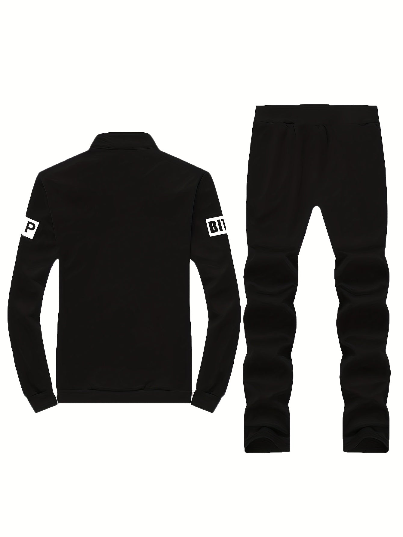 Men's Tracksuit Jacket and Pants Set - Zip Detail Everyday Classic Edition