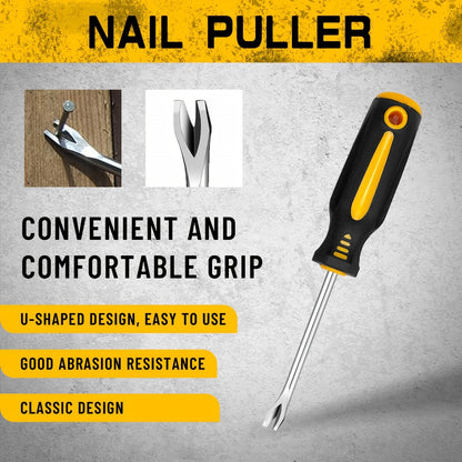 Magnetic Screwdriver Set 121-Piece – Chrome Vanadium Steel, Non-Slip Handle, Multi-Size Bits with Storage Rack, Magnetic Bowl, Gloves & Nail Puller – Complete DIY Tool Kit Gift for Men