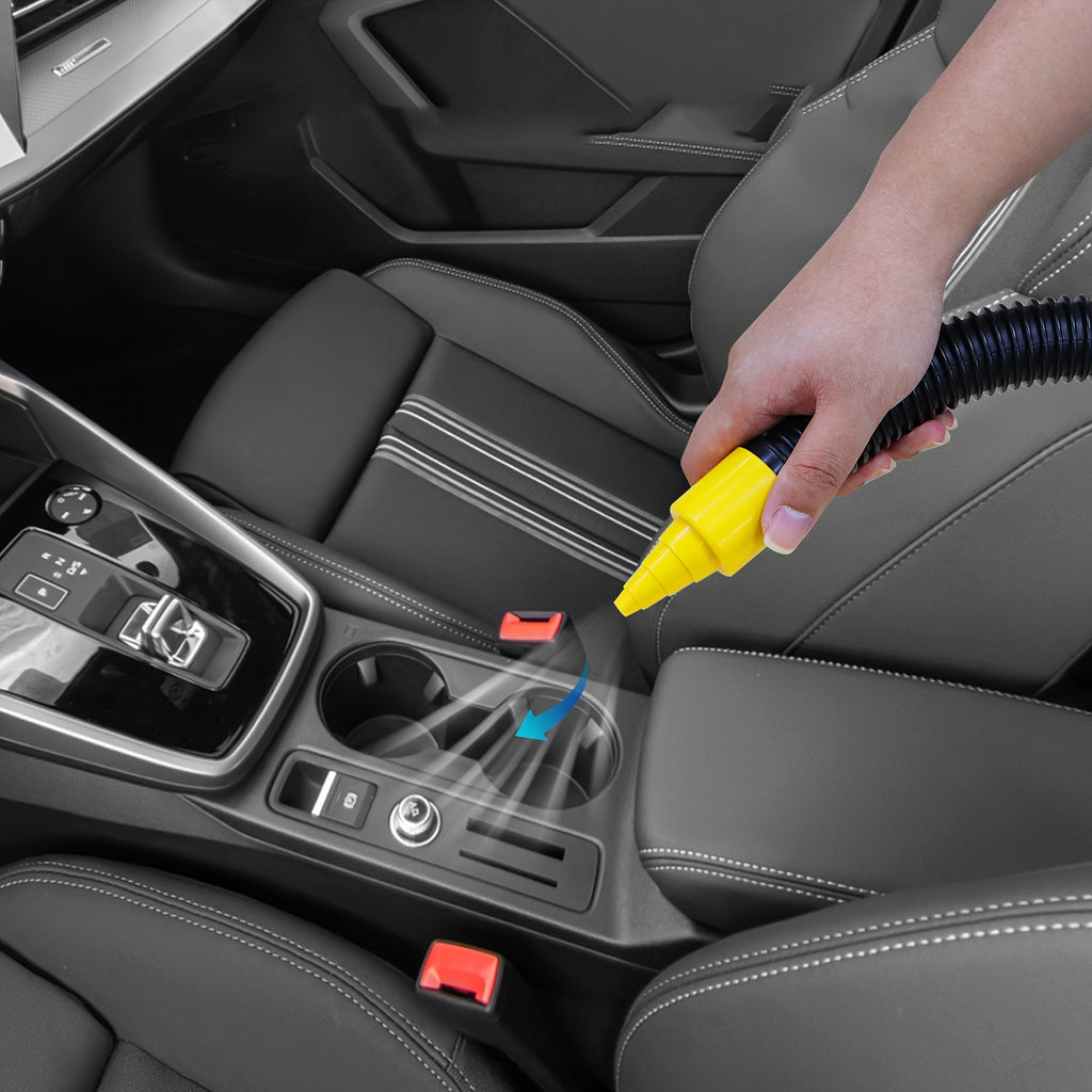 Vehicle Mounted Suction And Blowing Double Use Bucket Vacuum Cleaner Car Portable Multi Function Tool Cylinder Style Large Capacity Vacuum Cleaner Automobile Interior Cleaning Tool
