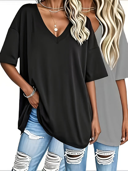 Women's Two-Piece Outfit Set - Short Sleeve 149221