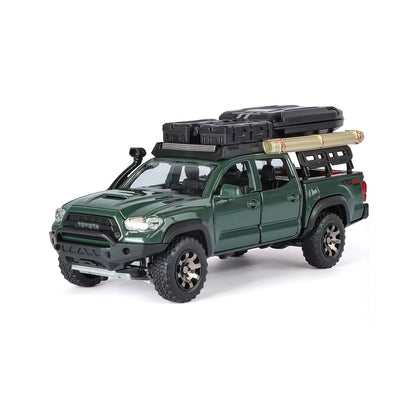 1:32 Scale Toyota Off-Road Die-Cast Model Car with Openable Doors – Zinc Alloy High-Detail Static Display Replica | Collectible Desktop Ornament | Birthday Holiday Gift for Car Enthusiasts