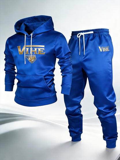 Men's Tracksuit Set - Graphic Print Style 37726437