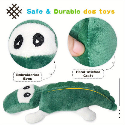 Stuffed Squeaky Dog Toys for Small Dogs 6 or 12 Pack Cute Cartoon Plush Chew Toy Bulk Set with Squeakers - Soft Pet Toy for Puppies & Small Medium Breeds