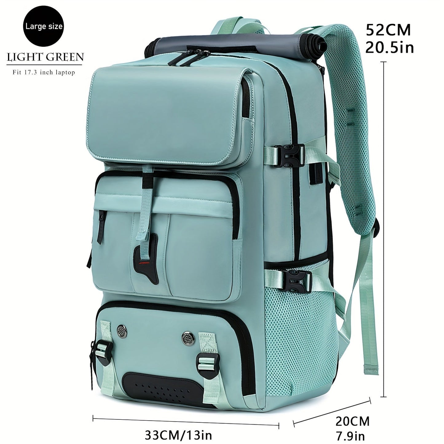 Large Capacity Laptop Backpack with Shoe Compartment & USB Charging Port – Waterproof Soft Shell Daypack for Men & Women, Multi-Functional Travel Rucksack for Business, College & Daily Commute, Multiple Colors Available