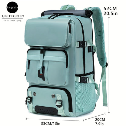Large Capacity Laptop Backpack with Shoe Compartment & USB Charging Port – Waterproof Soft Shell Daypack for Men & Women, Multi-Functional Travel Rucksack for Business, College & Daily Commute, Multiple Colors Available