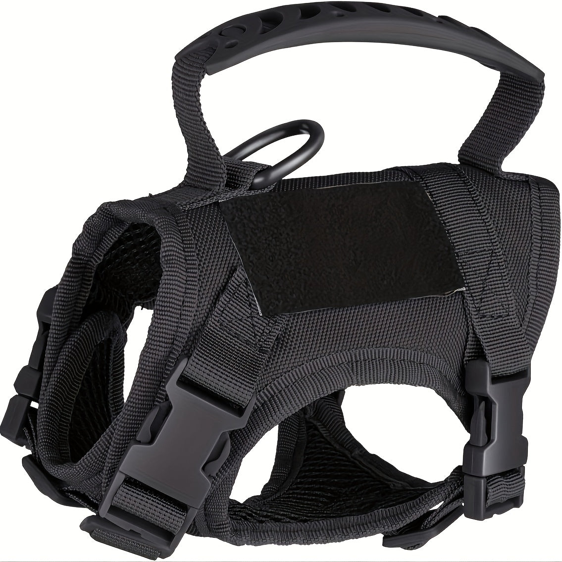 Cat Tactical Vest Harness Adjustable 600D Chest Strap for Cats & Puppies - Escape-Proof Training Vest Harness in Black Khaki Red Rose Red Mineral Green & Mixed Colors