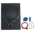 10 Inch 2200W Car Under-Seat Sub Woofer Active Powered Amplifier Bass Enclosed Subwoofer System Car Super Slim Under Seat Power Hifi Audio Processor