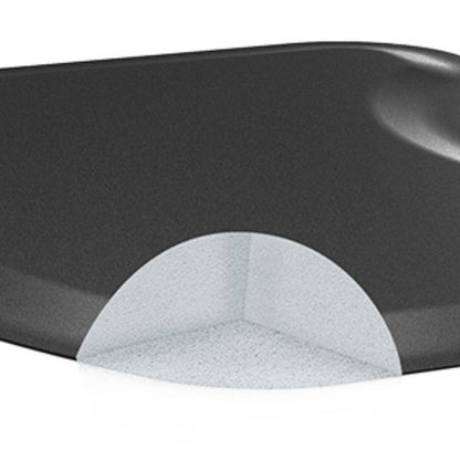 Anti-Fatigue Salon Mat for Hair Stylist with Round Cutout — Thick Non-Slip Standing Mat for Barber Chair, Hairdresser, Barbershop, Spa & Beauty Salon Professional Use