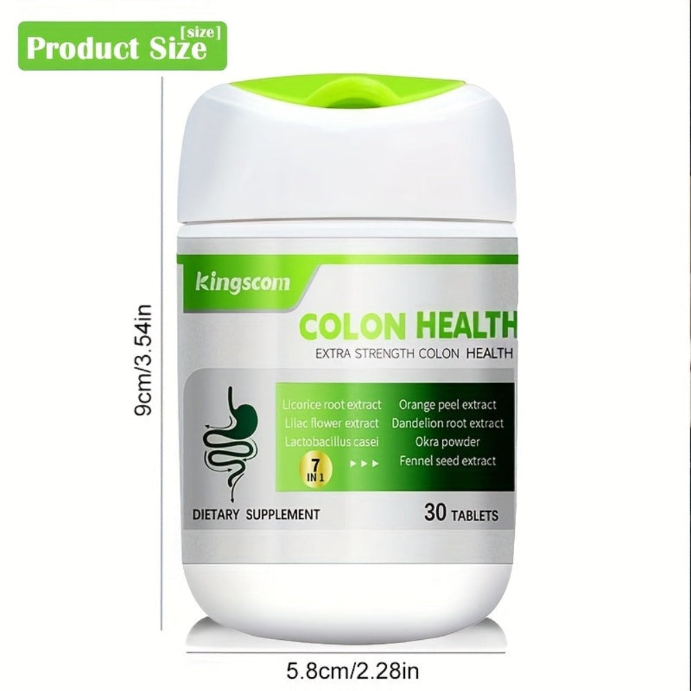 Gut Health Supplement Tablets with Licorice Root & Dandelion Root — High Fiber Herbal Formula for Digestive Wellness, Bloating Relief, Detox & Microbiome Support | 60 Tablets | 30-Day Supply