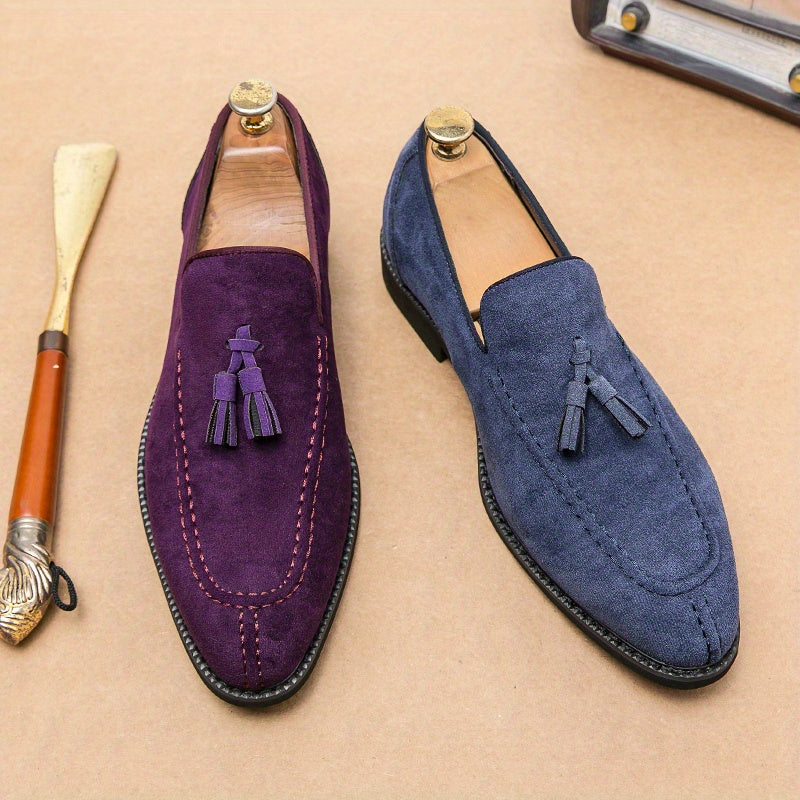 Men's Casual Slip-On Shoes - Slip-On Ease & Lace-Up Fit