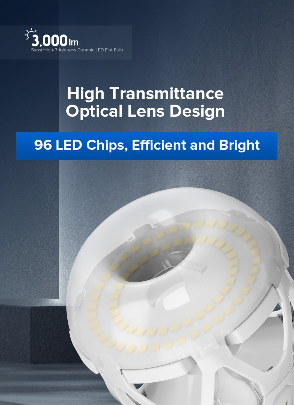 A21 LED Light Bulb 22W 3000 Lumens 200W Equivalent High Brightness Non-Dimmable – E26 Base 3000K Warm White & 5000K Daylight for Home Office Garage Workshop Indoor Lighting, 4-Pack