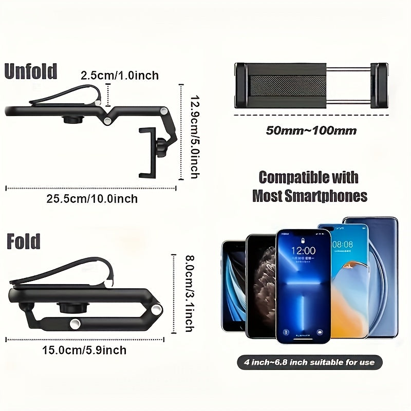 Trendy Car Mobile Phone Stand Multi-Functional Car Navigation Stand Mobile Phone Holder General Automotive Supplies Additions, Christmas, Festival, New Year'S Gift