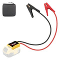 Jumper Cable Clamps for Dewalt 20V Battery, 6ft 12AWG Portable Battery Jumper Starter Automotive Booster Cables for Jump Starting Using Tool, Without Battery